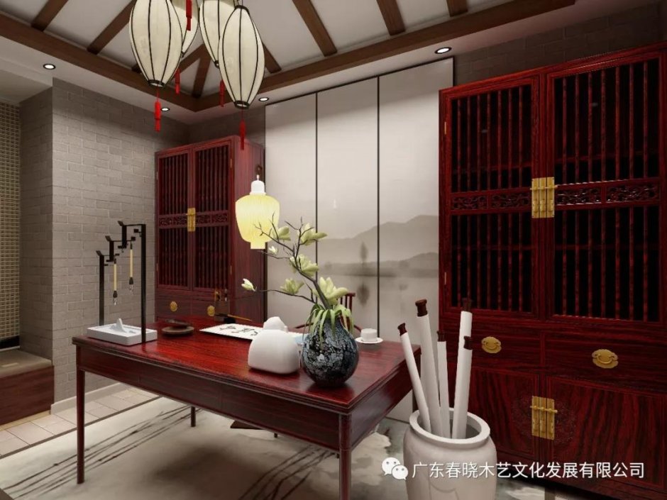中式書房,一個家庭最好的不動產(chǎn)!(圖4) 中式書房,一個家庭最好的不動產(chǎn)!(圖4)